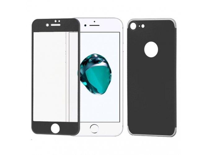 Funda iPhone 7 Plus Metal Brillante Negro
