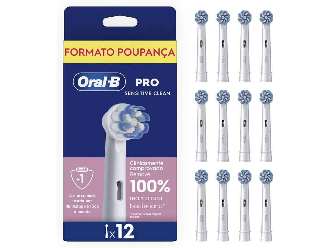 Recarga Cepillo de Dientes ORAL-B EB60X-12 (12 Unidades)  