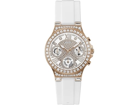 Reloj GUESS Mujer (Silicona - Blanco)