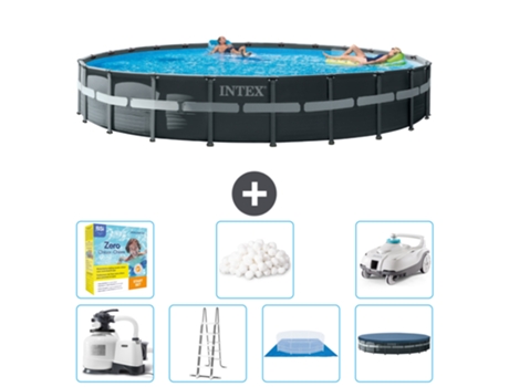 Piscina Tubular INTEX 26340GN-CB51 (47241 L - 732x132cm)