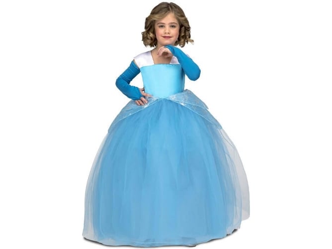 Disfraz de Niña DISFRAZZES Princesa Tutu Azul (Talla: 10 a 12 años)