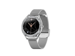 Reloj inteligente para mujer con pantalla táctil AMOLED de 1,28'' y llamadas para teléfonos Android e iOS. Reloj inteligente brillante. ¡Mejor invitación!