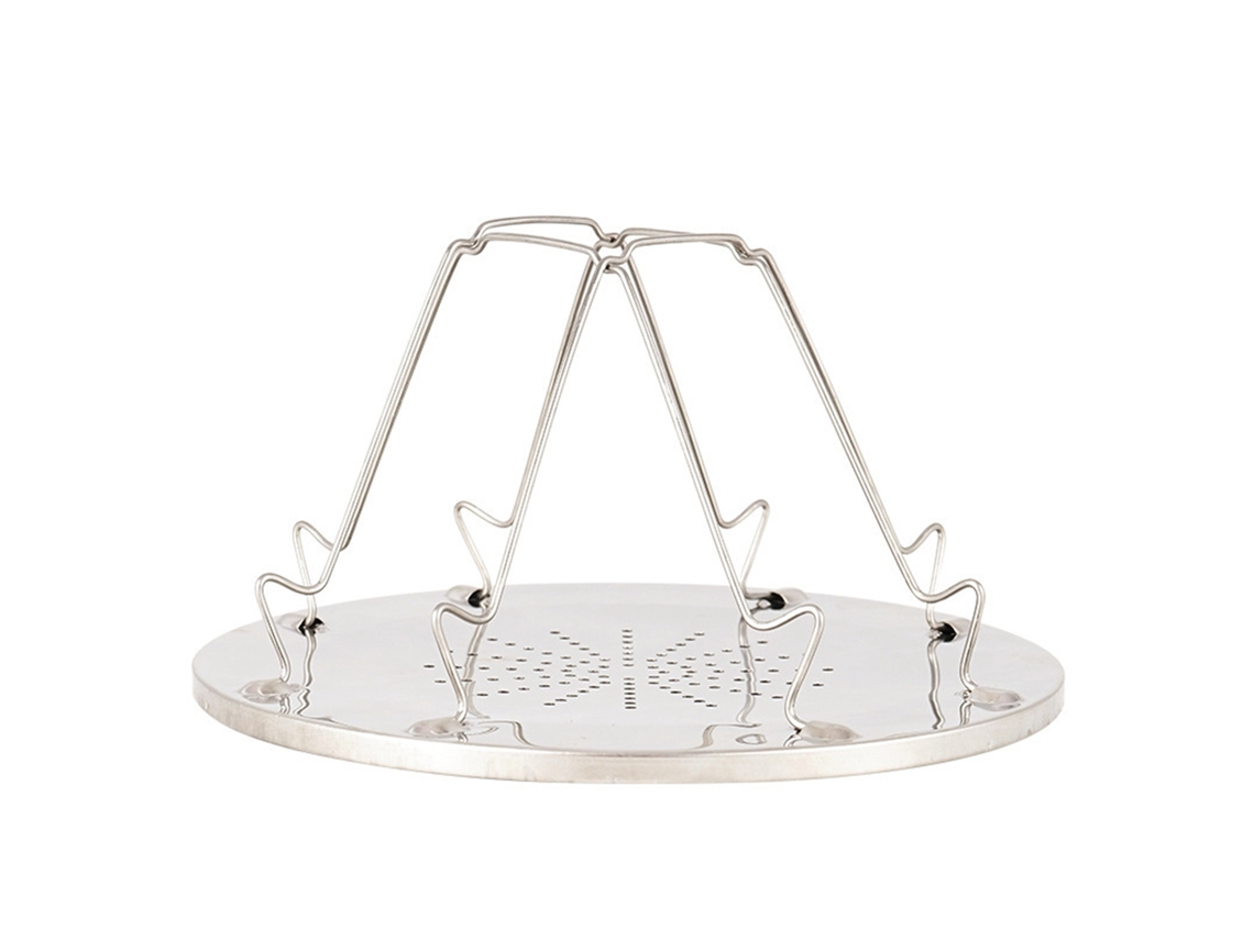 Tostadora Plegable De Acero Inoxidable Para Camping, 4 Piezas, Para Estufa De Camping Al Aire Libre, Picnic