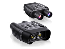 Binoculares de visión nocturna, visor digital infrarrojo con pantalla LCD TFT de 2,31", Yizhood HD infrarrojo (negro)