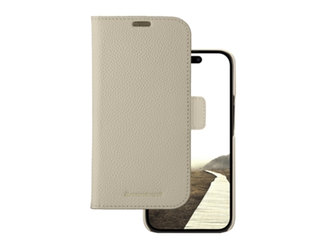 Funda Folio para iPhone 15 DBRAMANTE1928 Blanco