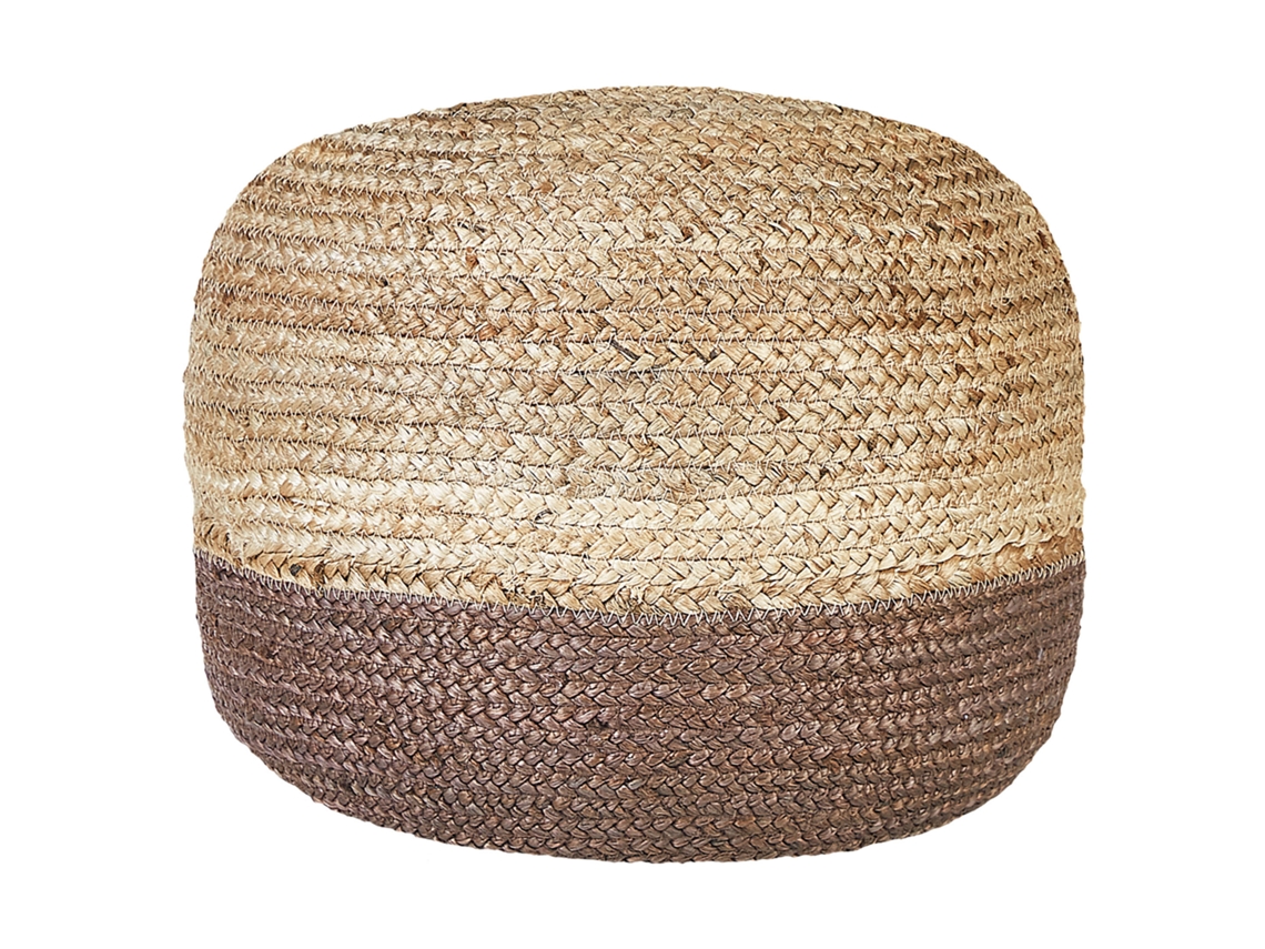 Pufe Beliani Duki De Juta Natural 50x50x35