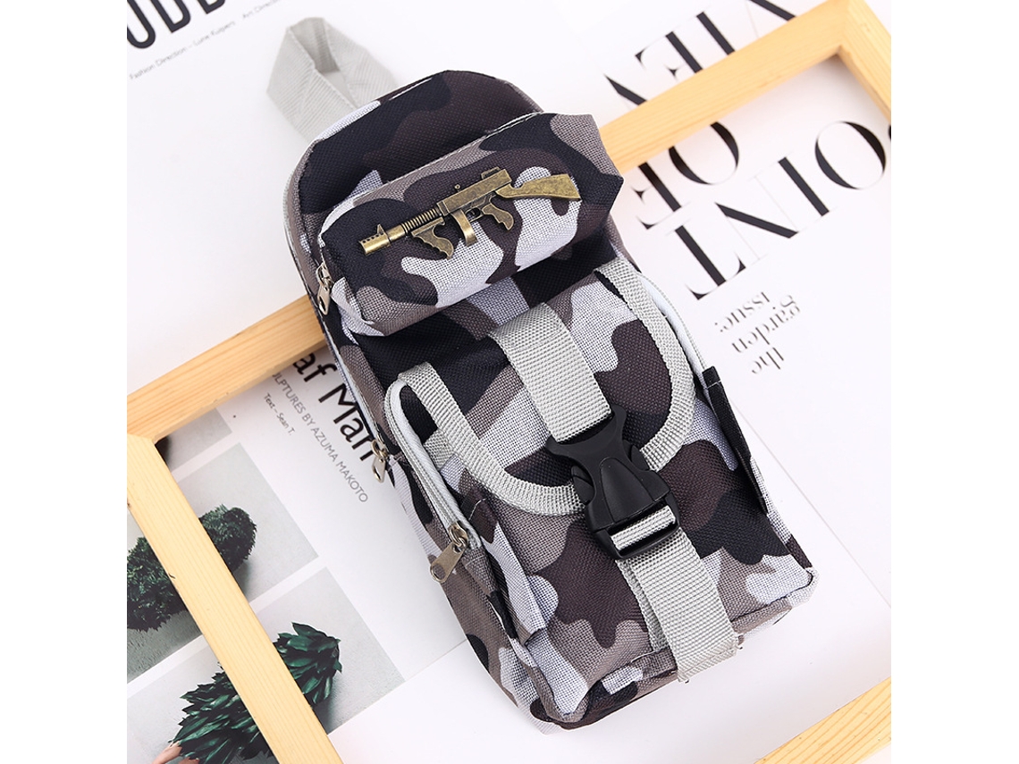 Mini Mochila Camuflada Estojo Militar para Lápis Bolsa Infantil para Estudantes MDUG (estilo 3)