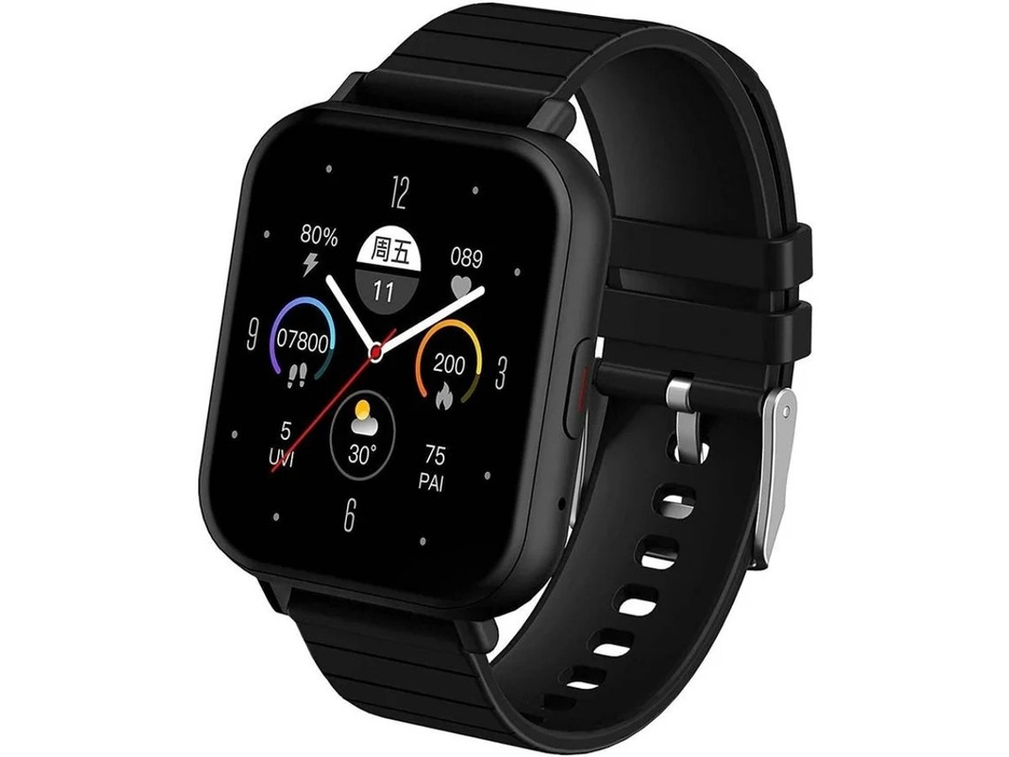 Reloj inteligente con Bluetooth, rastreador de actividad física, llamadas, múltiples modos deportivos, para hombres y mujeres (negro) Bestvite