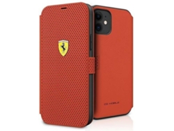 Funda Apple iPhone 12 Mini FERRARI Flip Cover (Rojo)