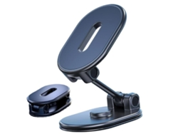 Soporte Para Coche Adhesivo De Fuerte Succión Giratorio Compatible Con Consola De Juegos Negra