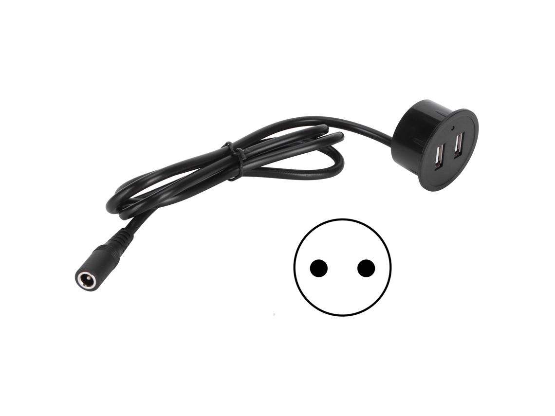 Cargador USB con carga dual 5V 2A