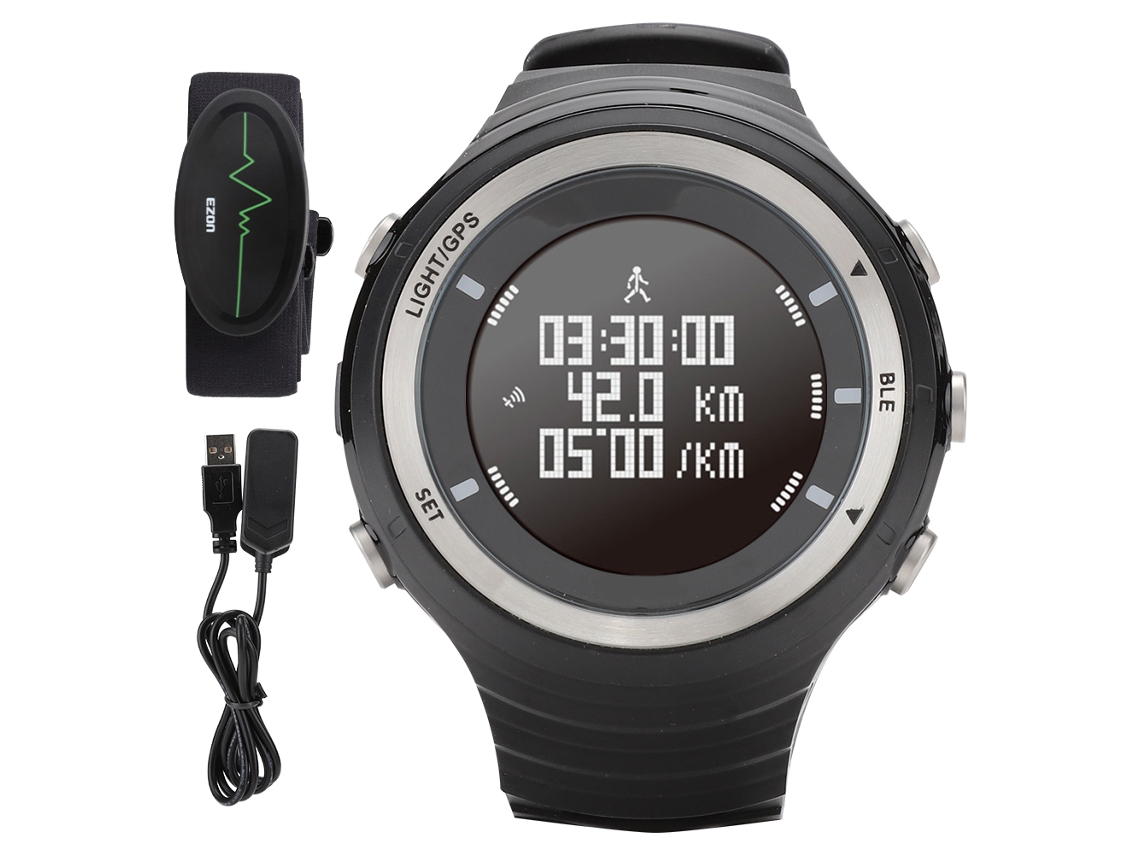Reloj deportivo inteligente con GPS y podómetro