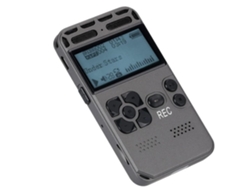 Grabadora de audio digital profesional con activación por voz, USB, grabación PCM ininterrumpida de 72 horas, Yizhood (negro)