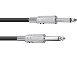 Cable Jack OMNITRONIC 6.3 Mono 6m bk