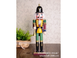 Muñeco De Soldado Cascanueces (regalo Creativo, Arte Pintado) Manualidad De Madera De 30cm