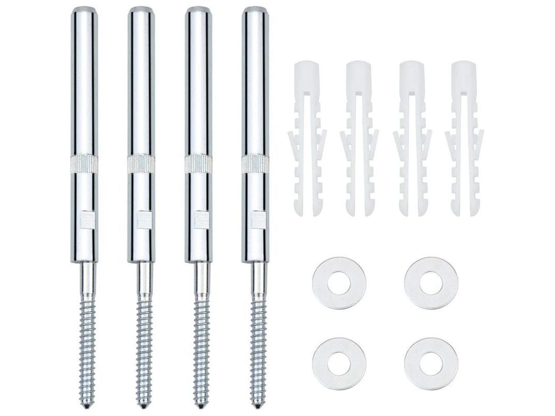 2026altiro-soportes De Alta Resistencia Para Estantes Flotantes De 10x160 Mm Con Tornillos - Montaje Oculto En Pared