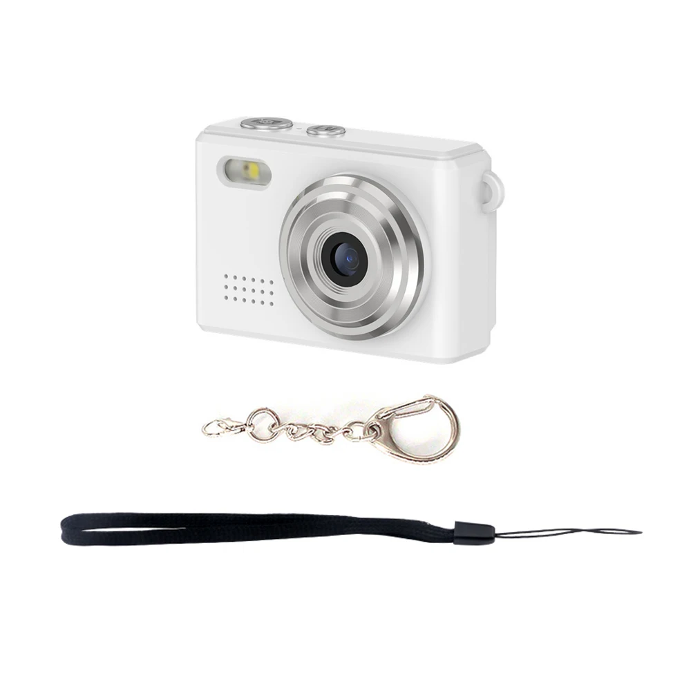 Mini Cámara Digital De 0,96 Pulgadas, 1080p, Con Altavoz, Ideal Para Niños (blanca, 64 Gb)