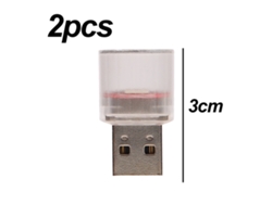 Mini luz nocturna LED en línea, coche, USB, luz ambiental RNEMITERY