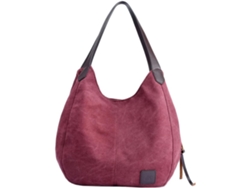 Bolso De Mano Informal Para Mujer, Bolso Bandolera, Bolso De Lona Para Mujer, Gran Capacidad De Felpa...