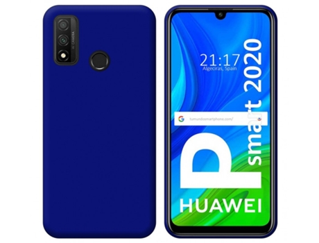 Carcasa Huawei P Smart 2020 TUMUNDOSMARTPHONE Silicona Azul