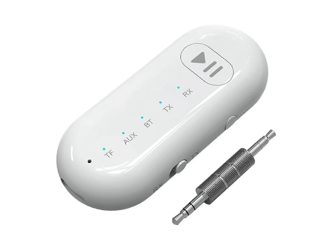 Receptor Bluetooth 5.3 para coche, transmisor y receptor Bluetooth con pantalla LED, receptor de audio para coche Rosewell