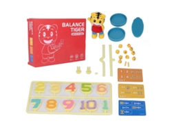 Ats-juego De Conteo Y Equilibrio Educativo Interactivo Con Tigre Juguetes Numéricos Para Niños Y Niñas