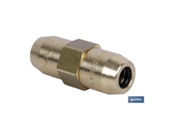 Conector doble r tubo 10x1,25