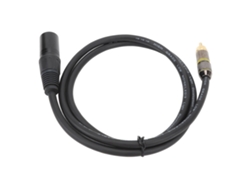 Cable Xlr Macho A Macho Con Núcleo De Ofc, Conector Chapado En Oro, Extensión Anti-interferencia
