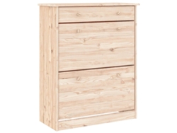 Zapatero Alto 77x35x96 cm Madera Maciza de Pino EXCLUSIVO MAISON