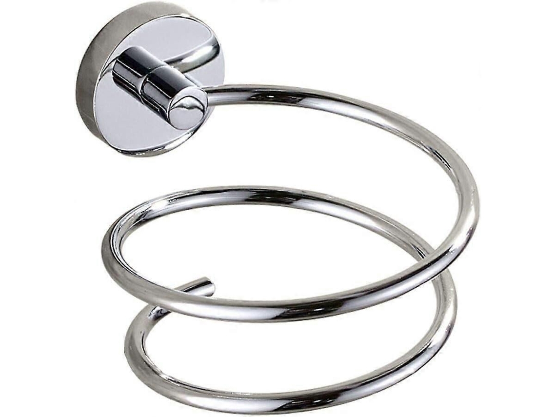 Soporte para secador de pelo, estante de acero inoxidable, montaje en pares, GOKOCO