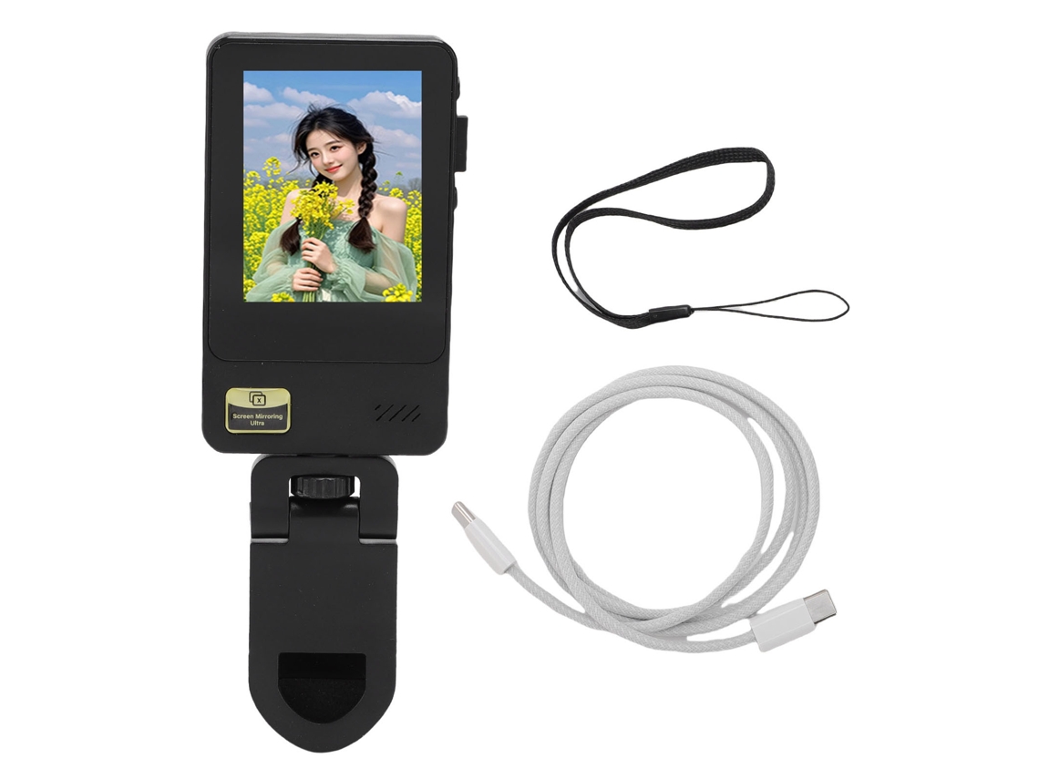 Dispositivo De Proyección Inalámbrica De Pantalla Para Selfies Cámara Trasera De Teléfono Móvil Selfie Grabación De Celebridades De Internet