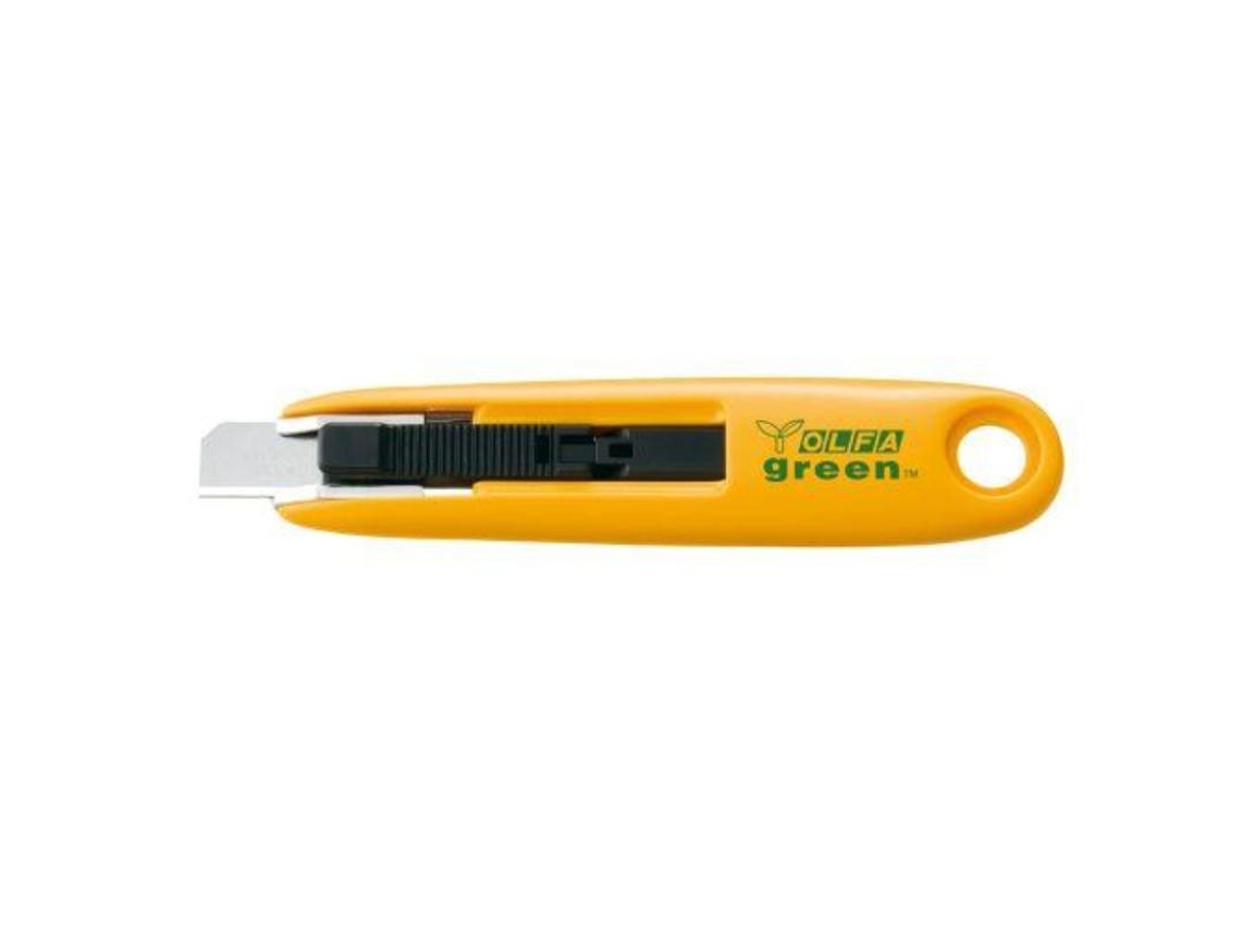 Cúter plástico reciclado con cuchilla trapezoidal de 12,5 mm OLFA
