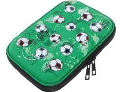 Estuche Portátil De Papelería Con Diseño De Fútbol Para Adolescentes, Organizador De Gran Capacidad.
