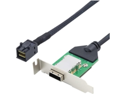Cable Adaptador Interno Hd Mini Sas Sff-8643 A Sff-8088 Con Soporte De Base, Fácil De Usar, 0,5 M