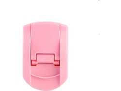 Rizador De Pestañas Portátil, Mini Rizador Profesional Indoloro Con Diseño Ergonómico Y Bola De Silicona Reemplazable, Rosa, 3,5 X 6 Cm.