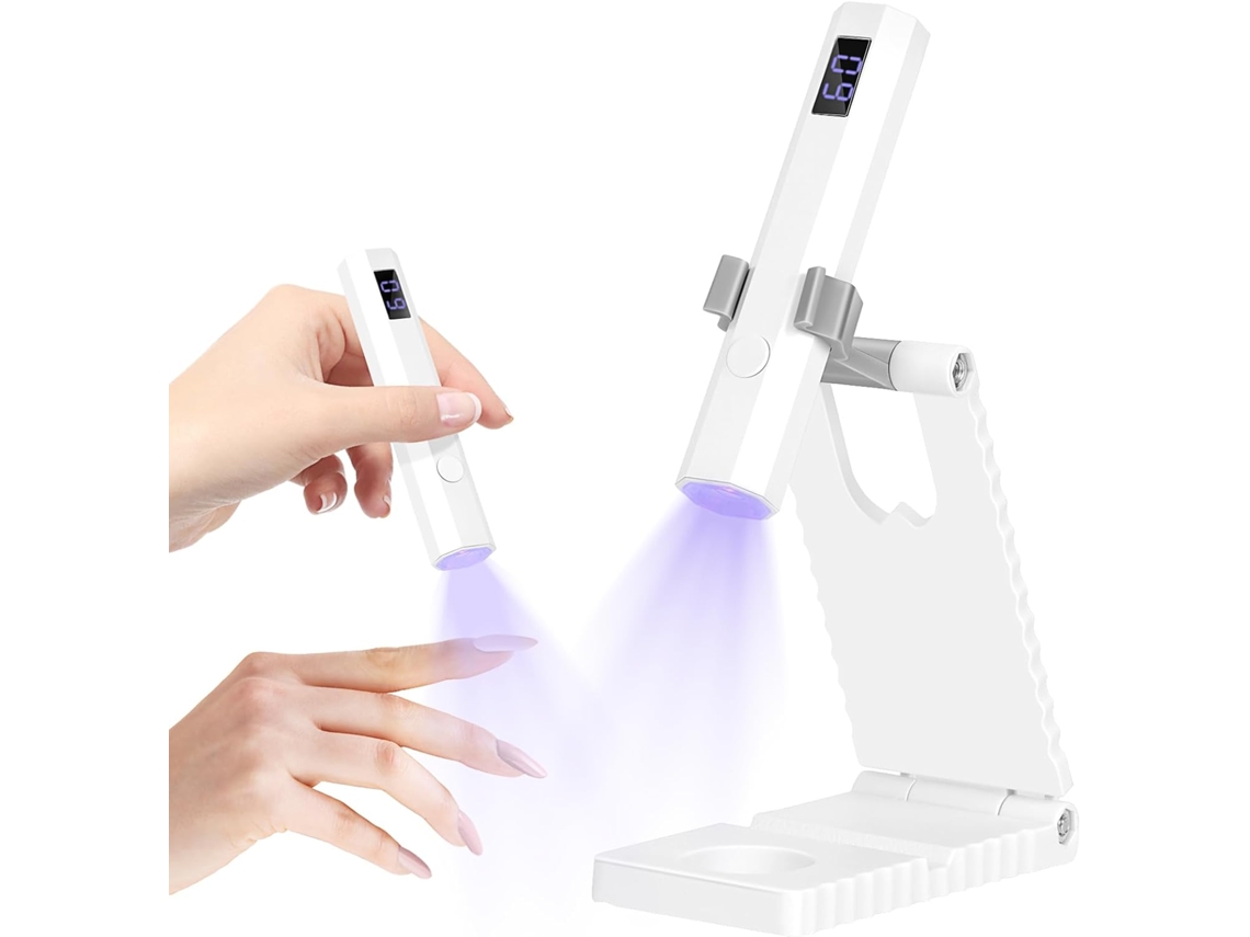 Minilâmpada Uv Recarregável com Suporte, Portátil, Blanca ZYBLSSBB