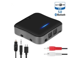Transmisor receptor Bluetooth 5,0 CSR8675 APTX HD LL Bt Audio música adaptador USB inalámbrico 3,5mm 3,5 AUX Jack/SPDIF/RCA para TV PC