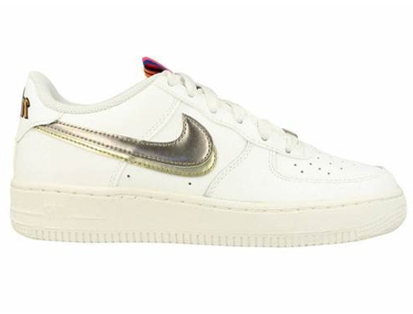 Zapatillas Deportivas NIKE Air Force 1 Lv8 Mujer (Blanco -Material Sintético -38,5)