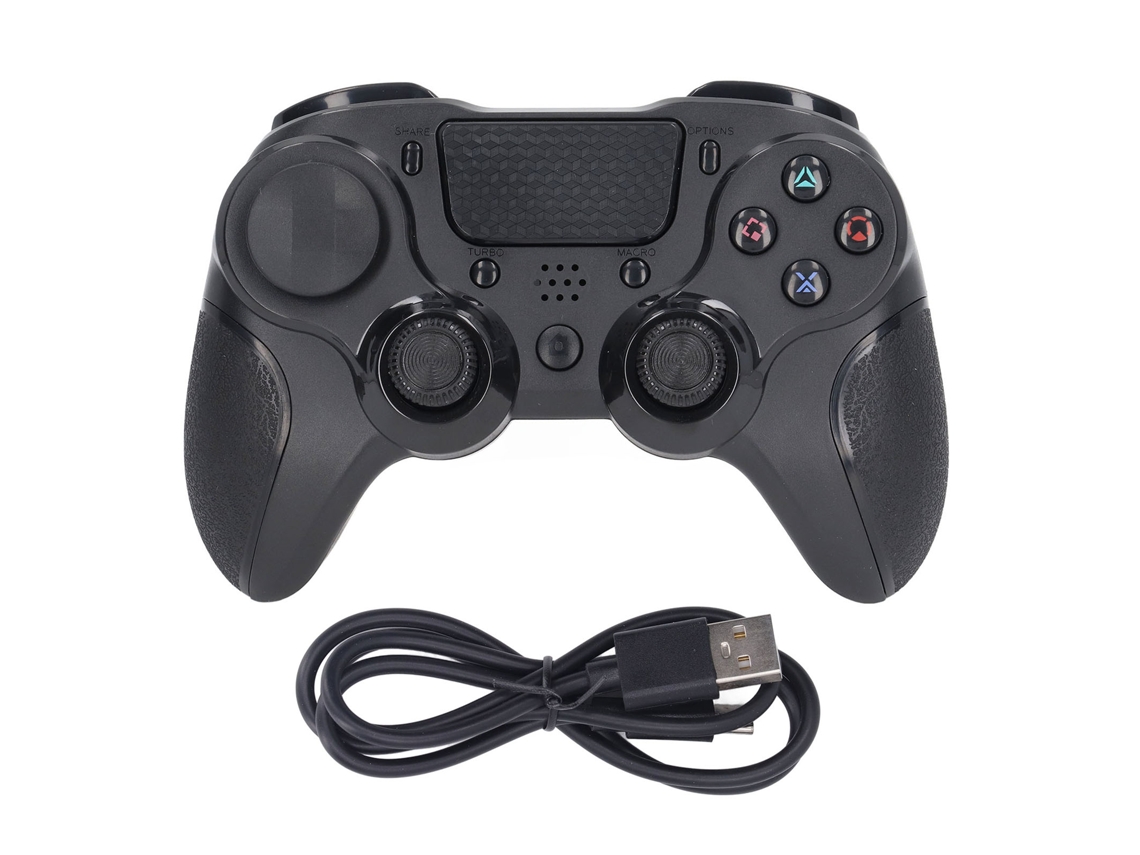 -controlador Inalámbrico Six Axes Con Vibración Dual Botones Sensibles Para Ps4 Pro Negro