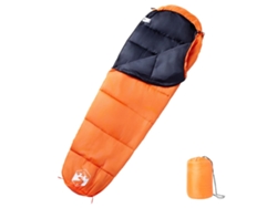 Saco de dormir tipo momia de camping VIDAXL para adultos 3 estaciones