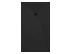 Plato De Ducha Pizarra Onda Negro  100x210 Cm Rejilla Color
