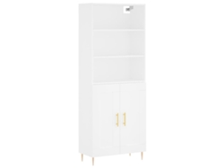 Mueble Alto 69,5x34x180 cm Derivados de Madera Blanco MAISON EXCLUSIVE