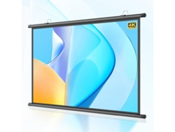 Pantalla De Proyección 4k De 30", 40", 50", 60" Y 72", Plegable Manualmente, Para Cine En Casa, Interiores,