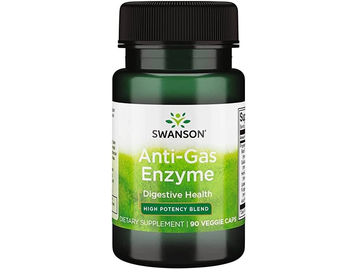SWANSON Antigas Enzima 123 Mg 90 Cápsulas