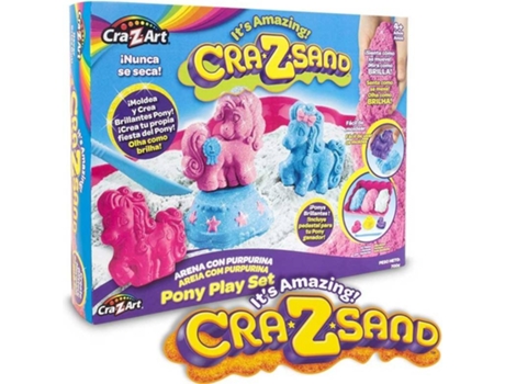 Juego Creativo TOY PARTNER S.A Crazsand Pony Playset (Edad Mínima Recomendada: 4años)
