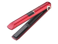 Plancha de pelo inalámbrica recargable por USB Plancha de pelo lacio inalámbrica Mini batería de cerámica Tamaño de temperatura ajustable de YEMAESRE