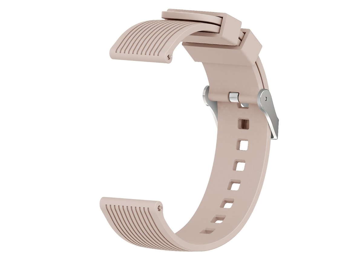 Correa de silicona texturizada a rayas de 20 mm para relojes inteligentes Garmin Move Luxe/Move Style/Move 3/Move Venu Ly Ebike