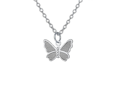 Collar de mariposa para mujeres Collar de claves cortos Collar Collar accesorios de joyería