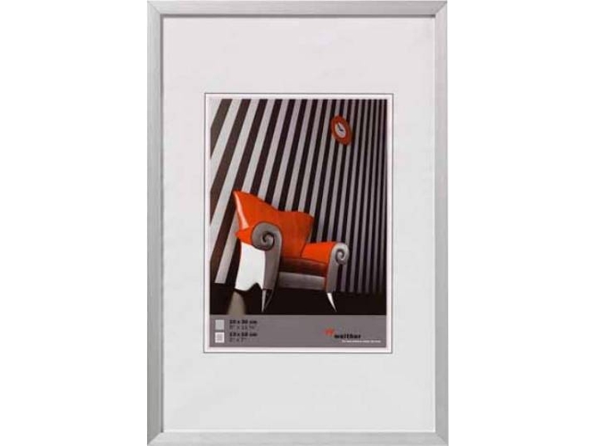 Marco WALTHER Chair (Plateado - 30x45cm)