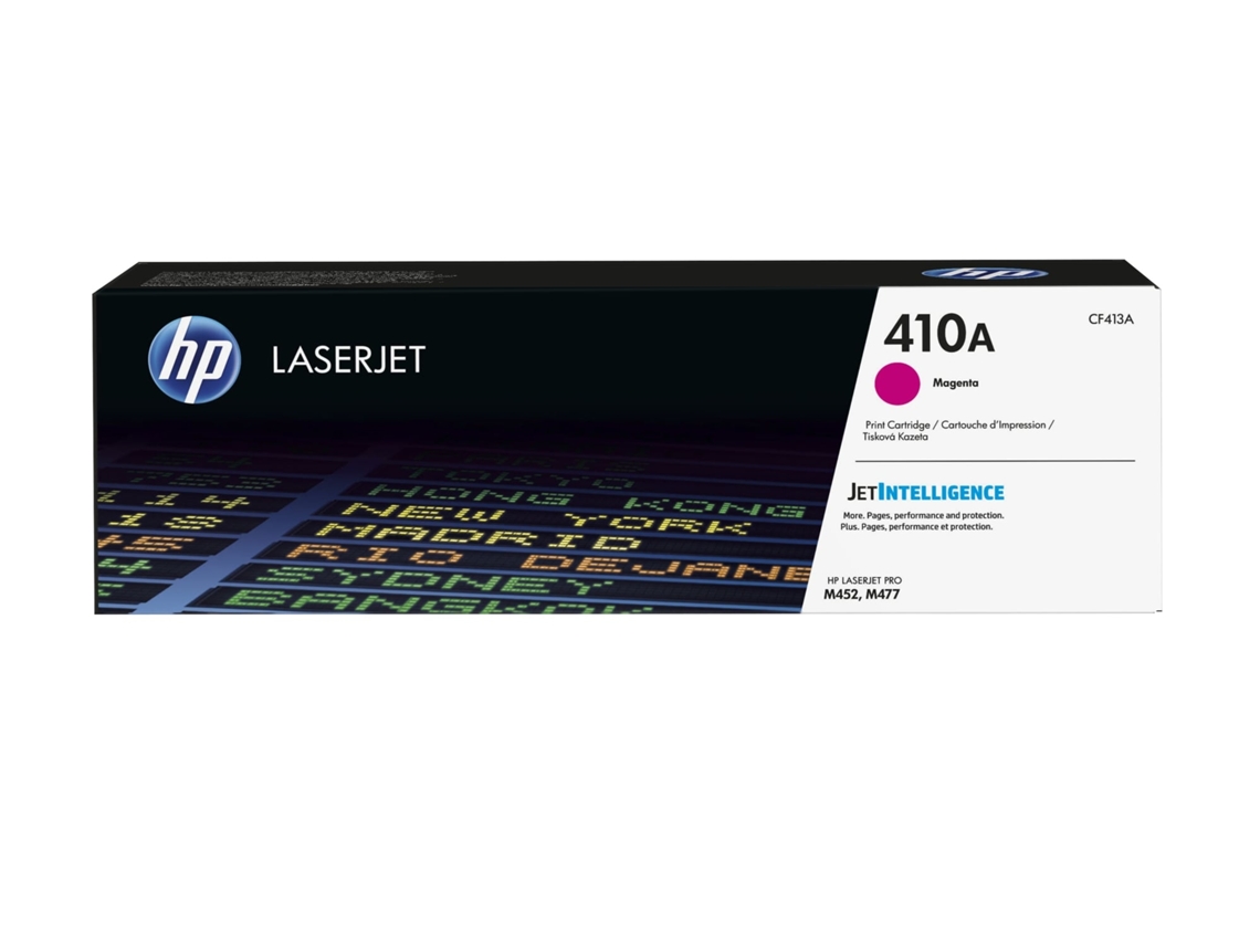 Cartucho de tóner original LaserJet HP 410A magenta para Laserjet series M452 y M477
